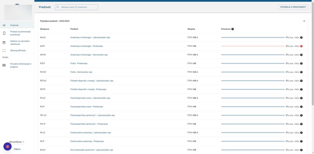 Select the activity