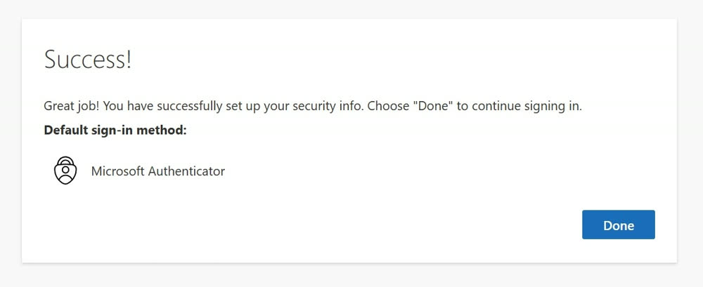 Concludete la configurazione