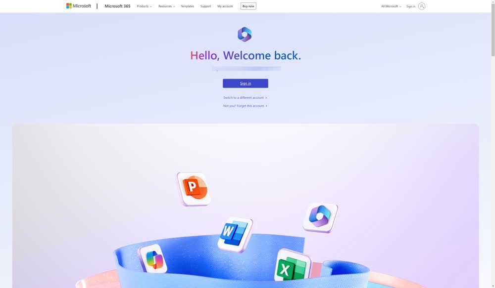 Prijava v Microsoft 365