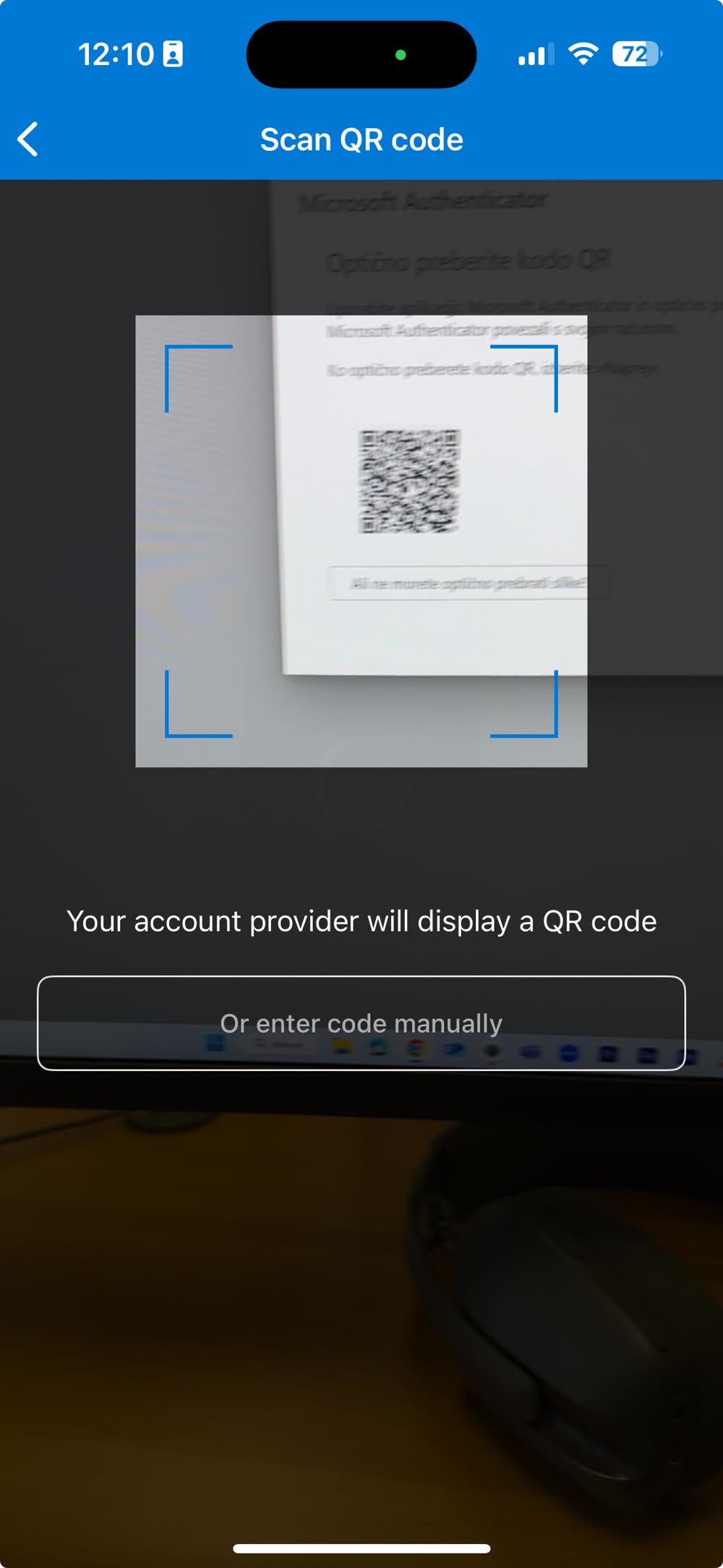 Preberite QR kodo z računalnika