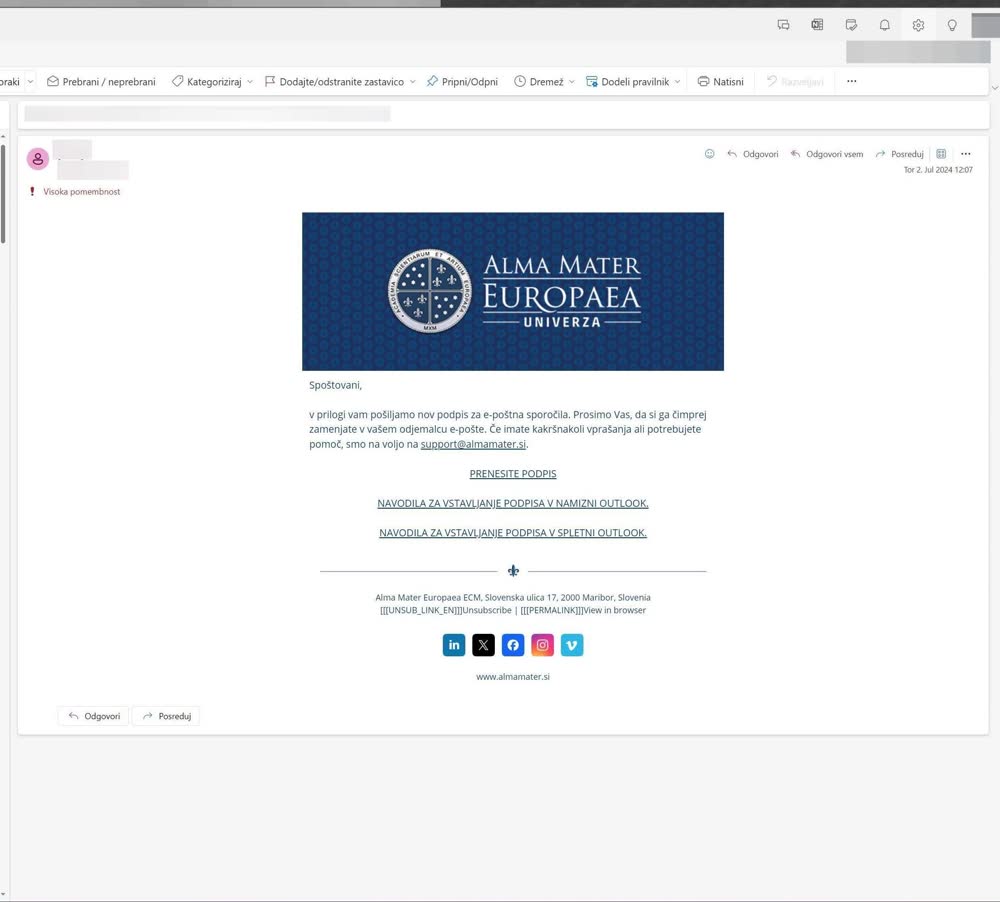 Aprite le impostazioni (Outlook sul web)
