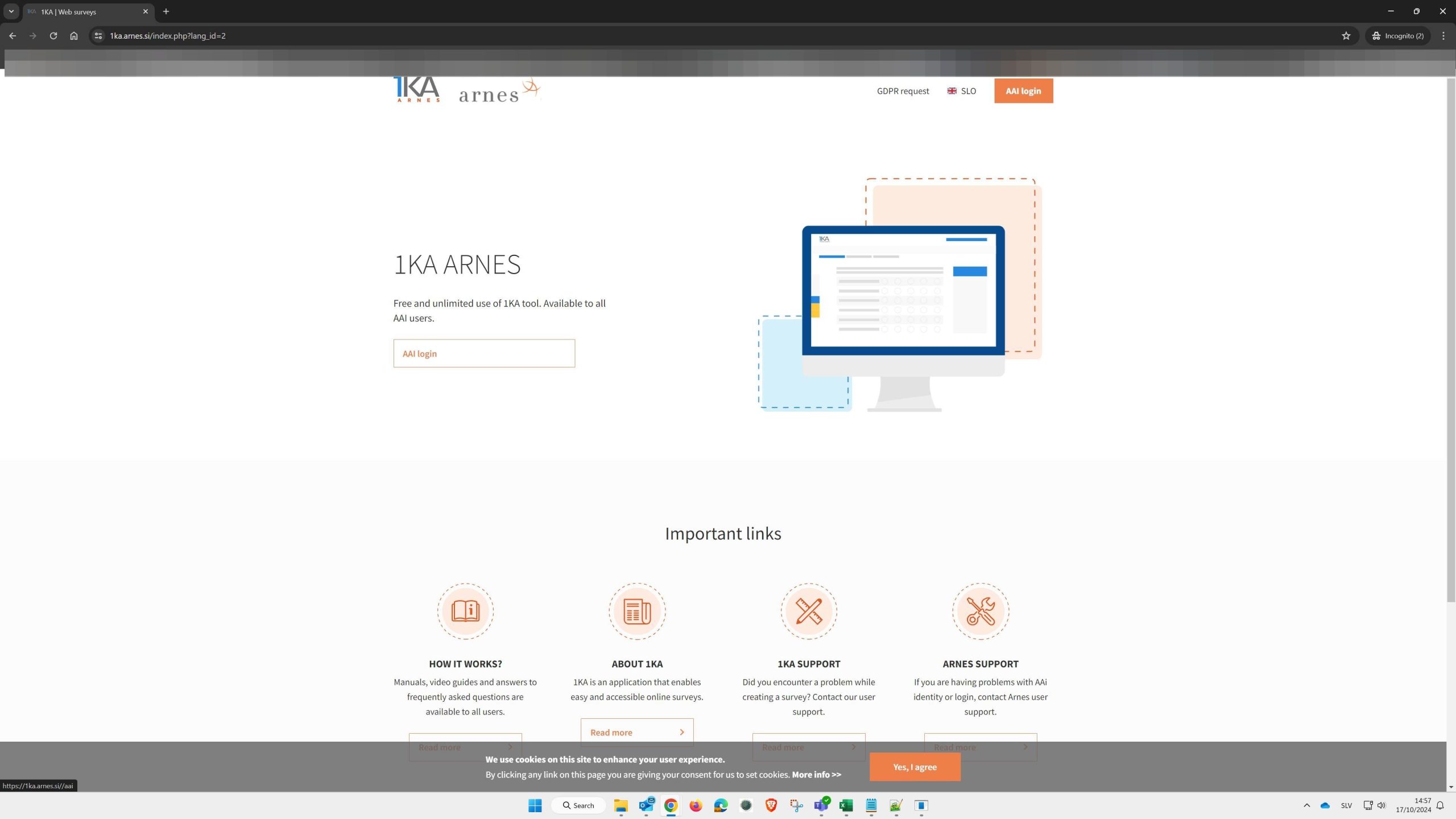 AAI login