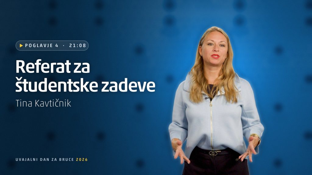 Poglavje 4: Referat za študentske zadeve (Tina Kavtičnik)
