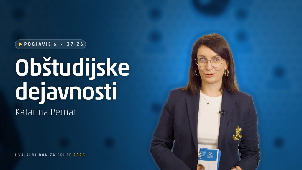 Poglavje 6: Obštudijske dejavnosti (Katarina Pernat)
